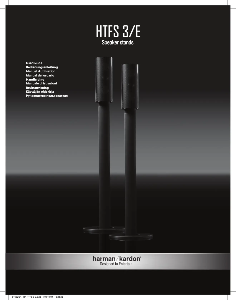 Page n°1 - Manuel utilisateur Harman Kardon HTFS 3