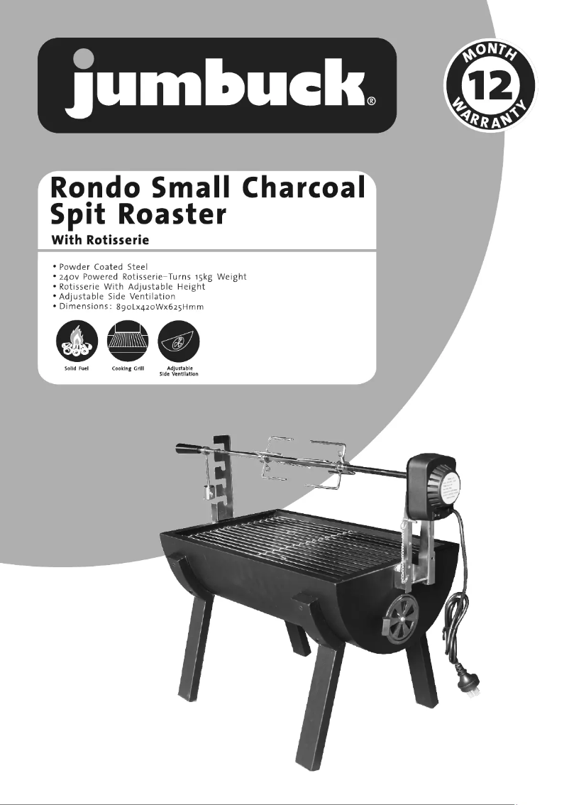 Page 1 de la notice Manuel utilisateur Jumbuck Rondo