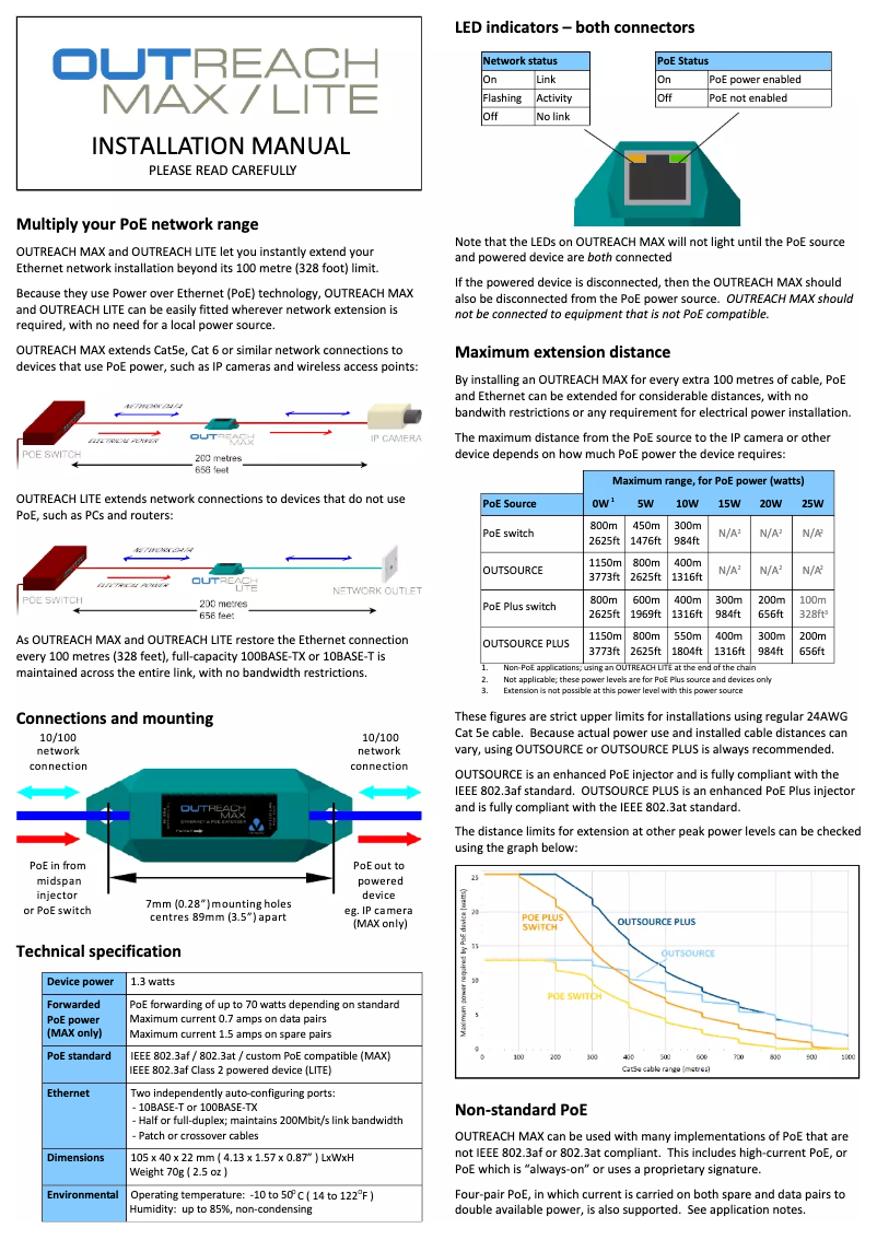 Page n°1 - Manuel utilisateur Veracity VOR-ORL