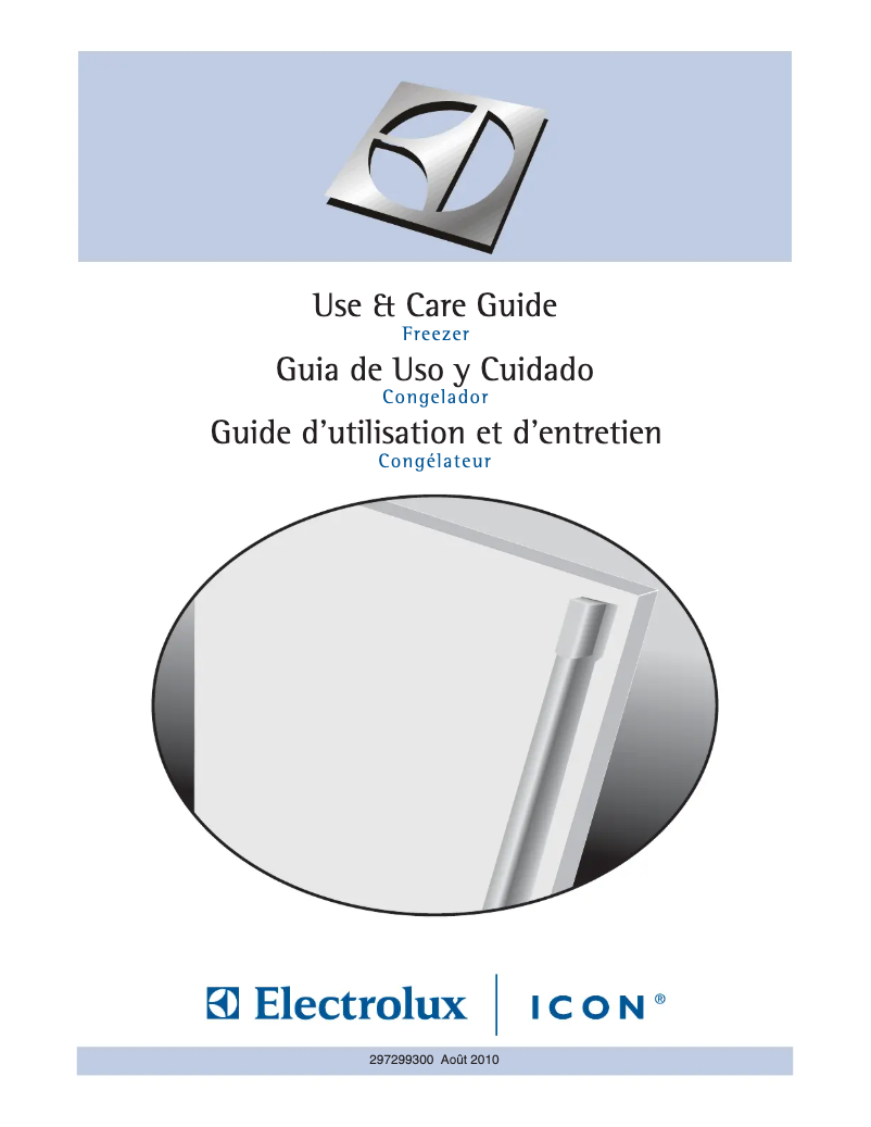 Page n°1 - Manuel utilisateur Electrolux ICON E32AF75JPS