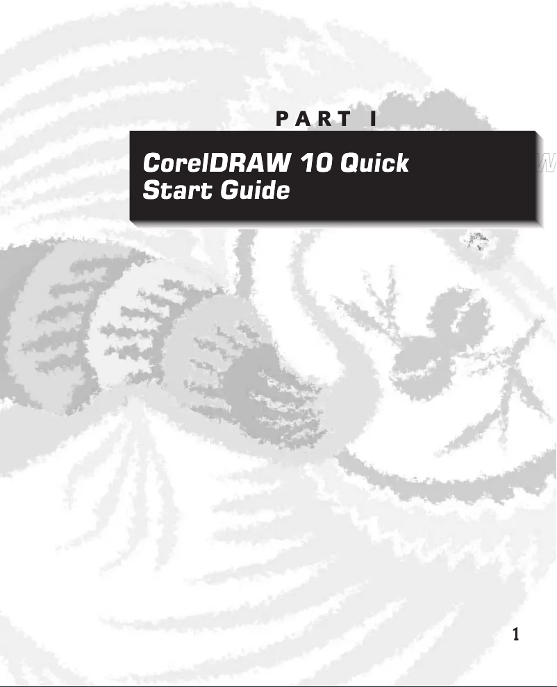 Page n°1 - Manuel utilisateur Corel Draw 10