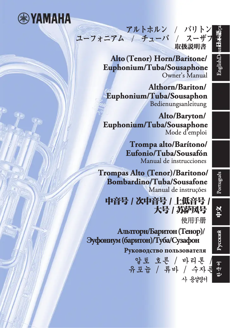 Page n°1 - Manuel utilisateur Yamaha YEP211