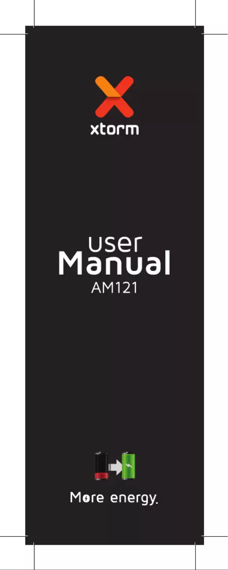 Page 1 de la notice Manuel utilisateur Xtorm AM121 Evoke