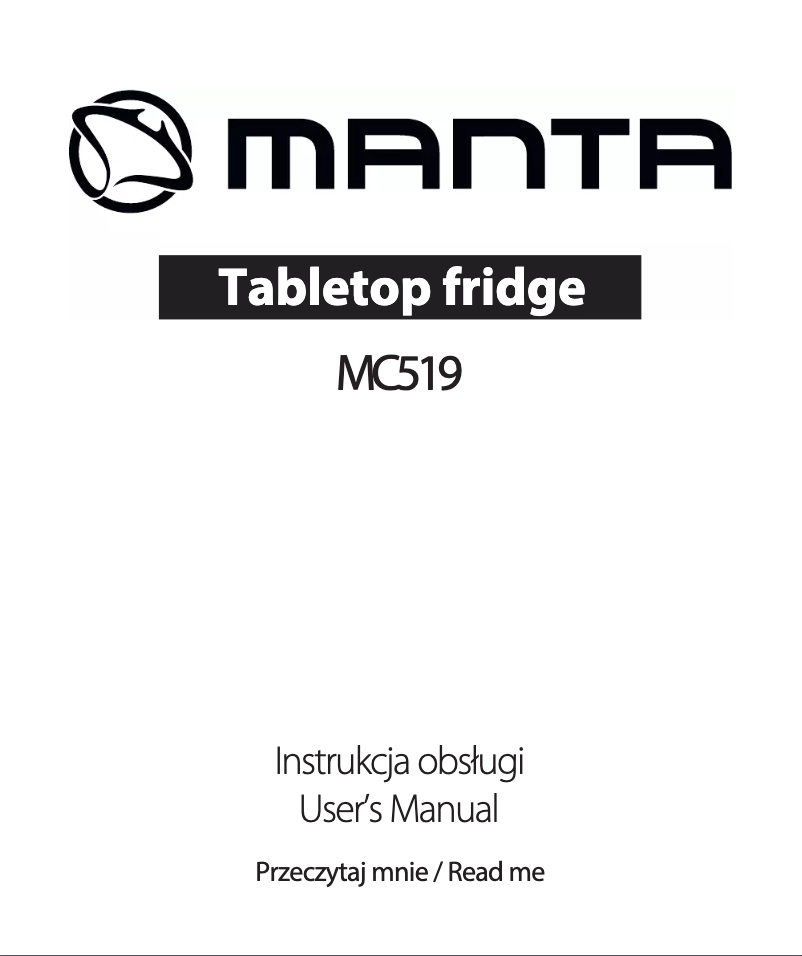 Page 1 de la notice Manuel utilisateur Manta MC519