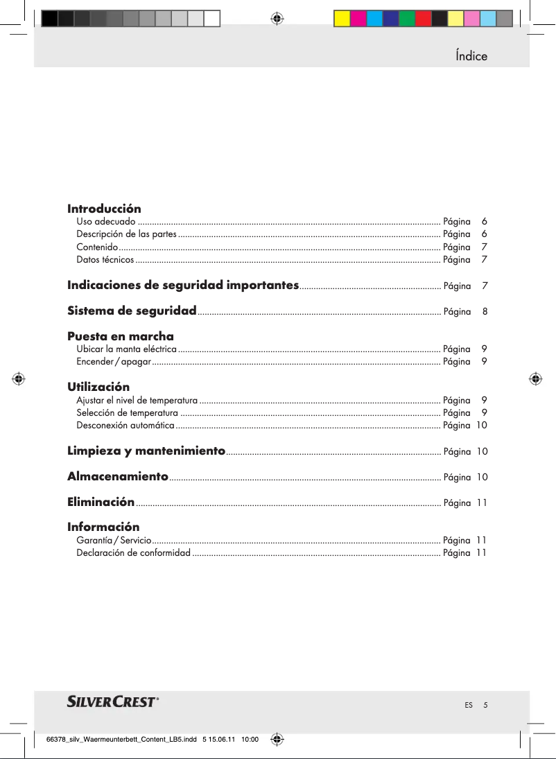 Page 1 de la notice Manuel utilisateur SilverCrest B69PF