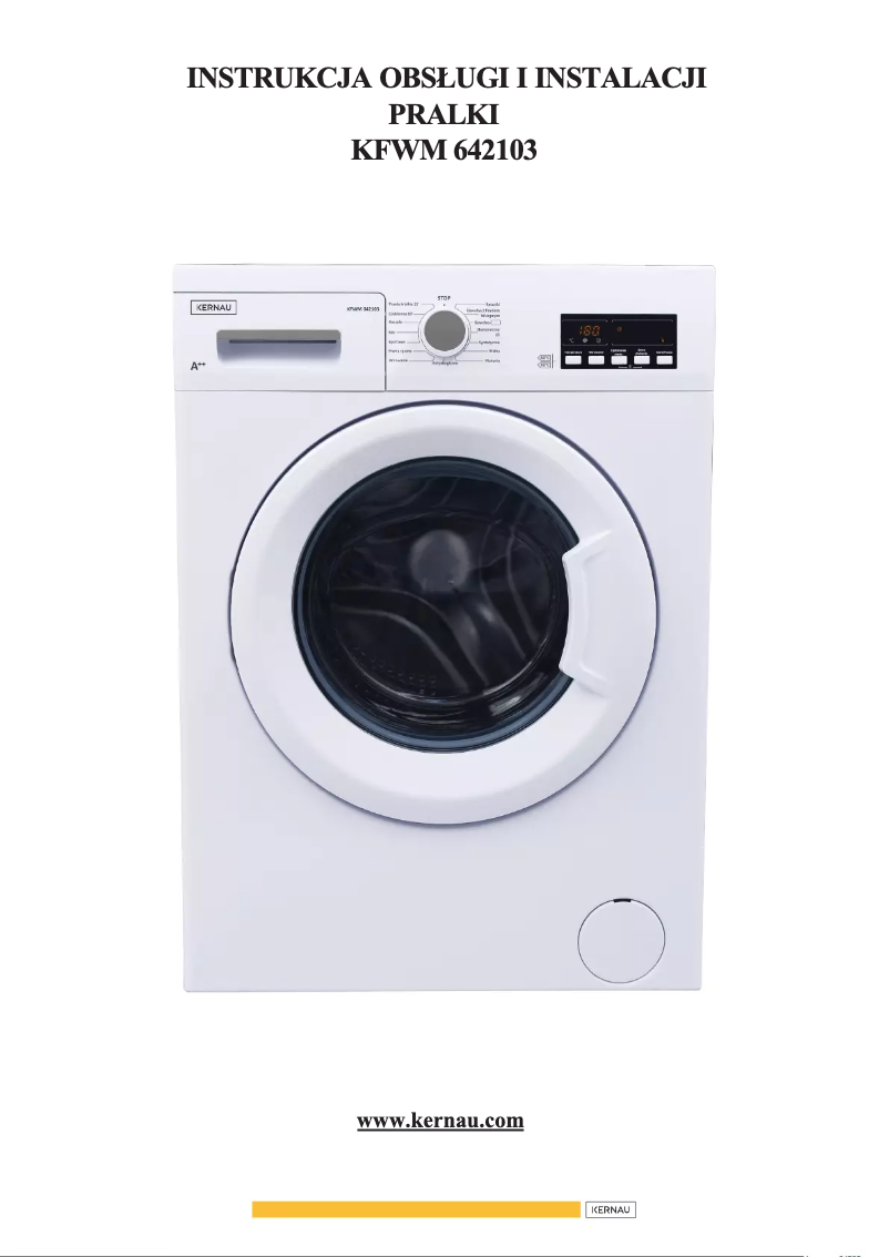 Página 1 del manual Manual de usuario Kernau KFWM 642103