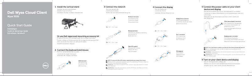 Image de la première page du manuel de l'appareil 5020