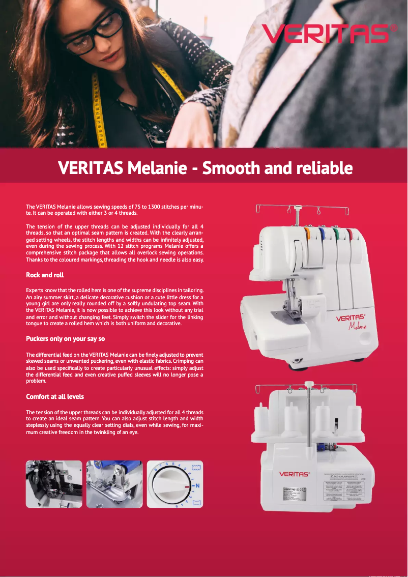 Image de la première page du manuel de l'appareil Melanie