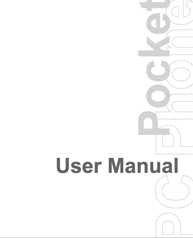 Image de la première page du manuel de l'appareil XDA Trion