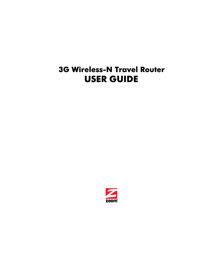 Image de la première page du manuel de l'appareil 4506 Travel Router