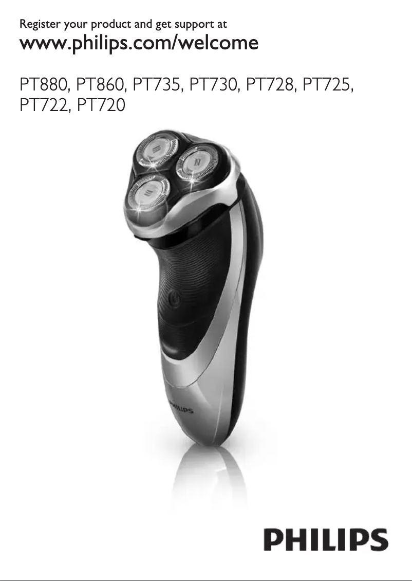 Image de la première page du manuel de l'appareil PowerTouch PT735
