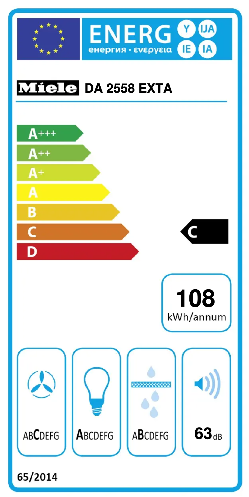 Image de la première page du manuel de l'appareil DA 2558 EXTA