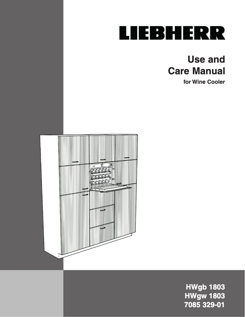 Image de la première page du manuel de l'appareil HWGB-1803