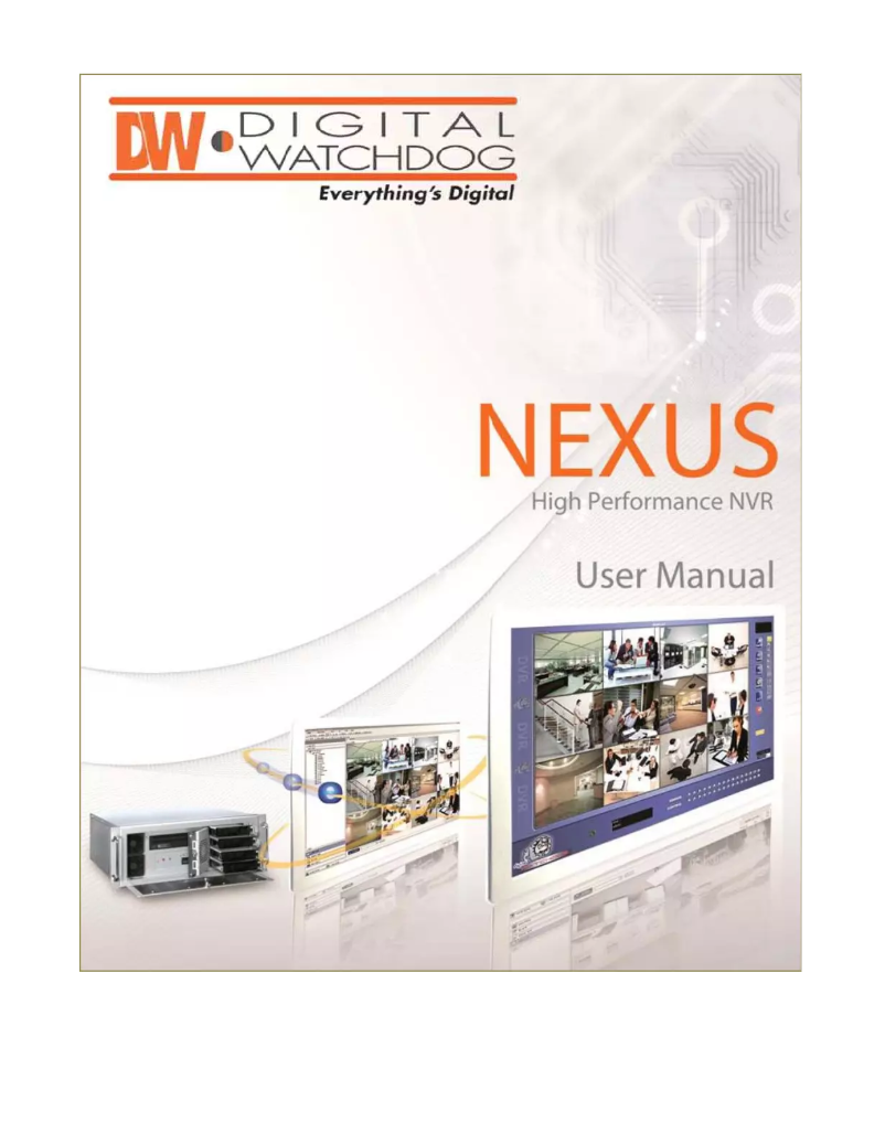 Page n°1 - Manuel utilisateur Digital Watchdog DW-NEXUS8-2000