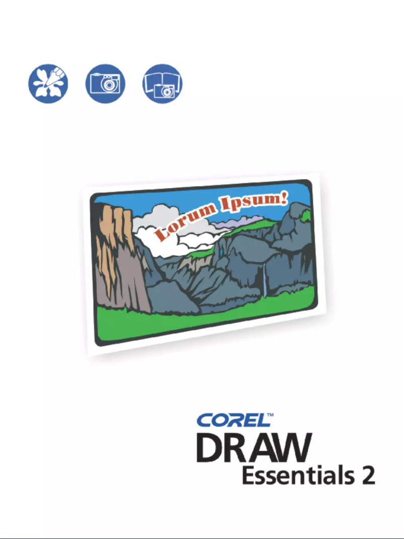 Page n°1 - Manuel utilisateur Corel Draw Essentials 2