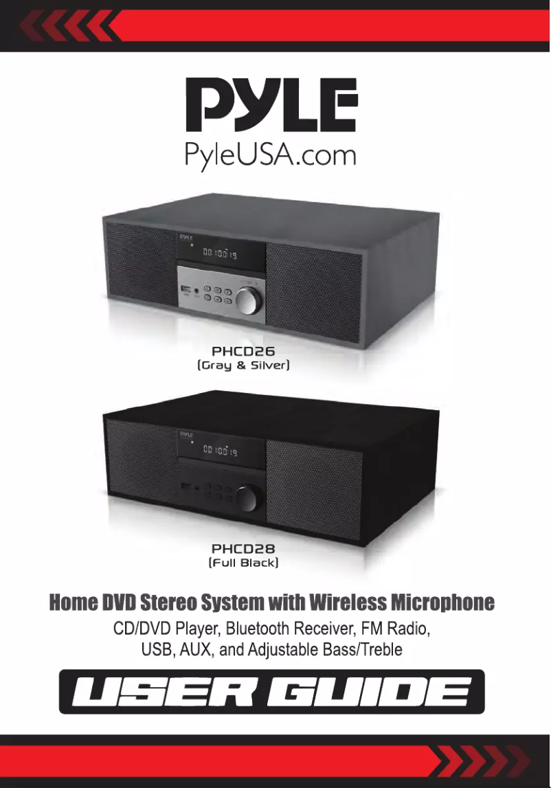 Page n°1 - Manuel utilisateur Pyle PYPHCD28