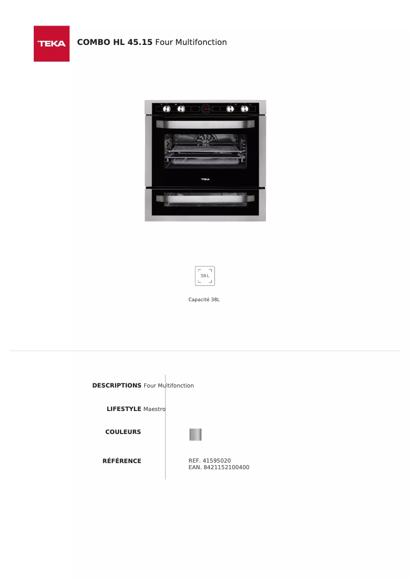 Image de la première page du manuel de l'appareil HL-45.15