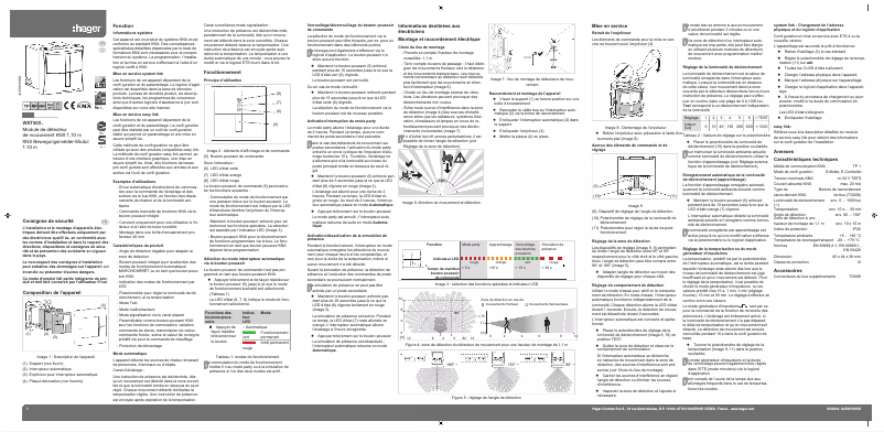 Page 1 de la notice Manuel utilisateur Hager WST502T