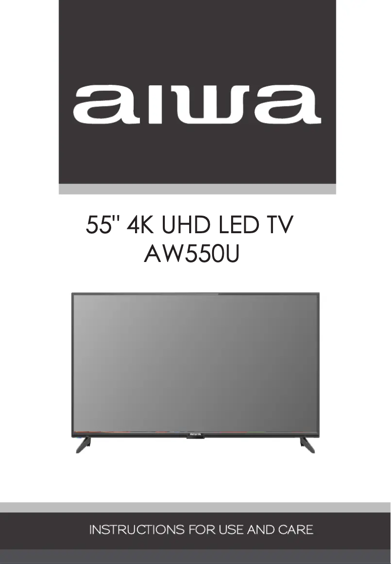 Page 1 de la notice Manuel utilisateur Aiwa AW550U