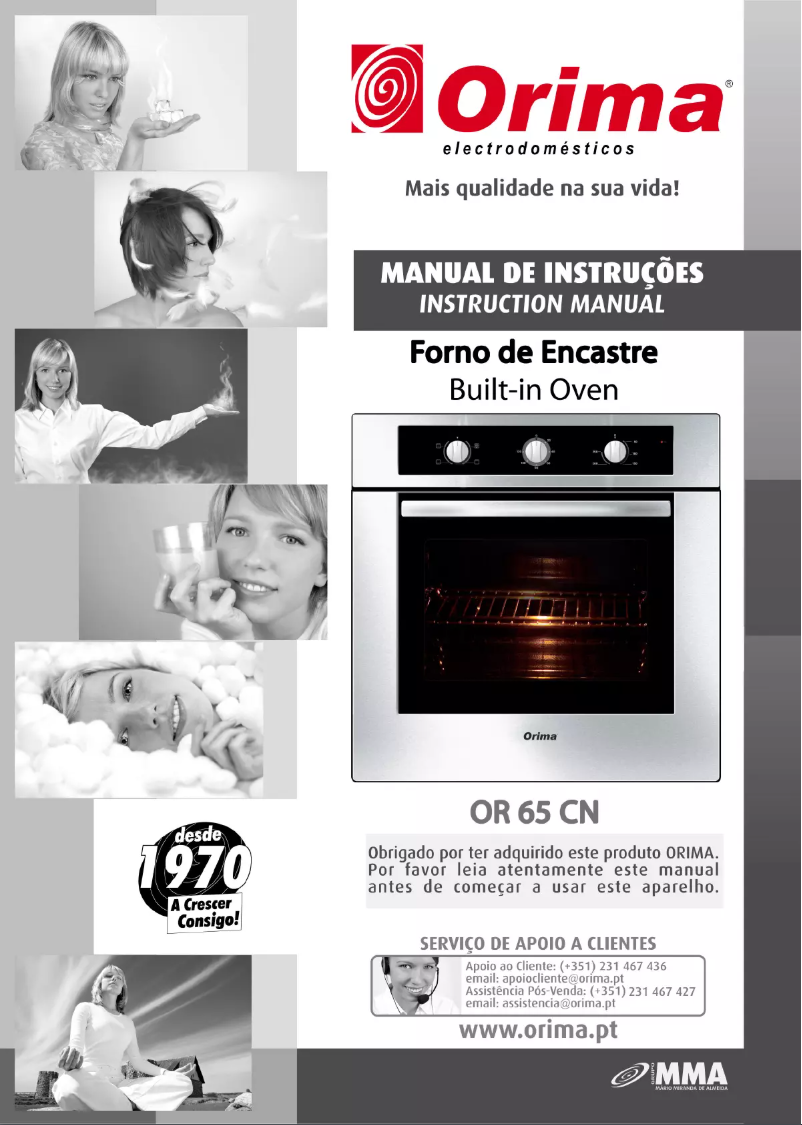 Page n°1 - Manuel utilisateur Orima OR 654 CN