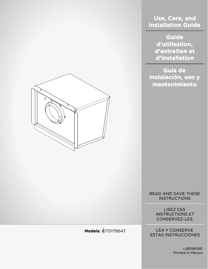 Page 1 de la notice Guide d'installation Elica Leone ELN142S2