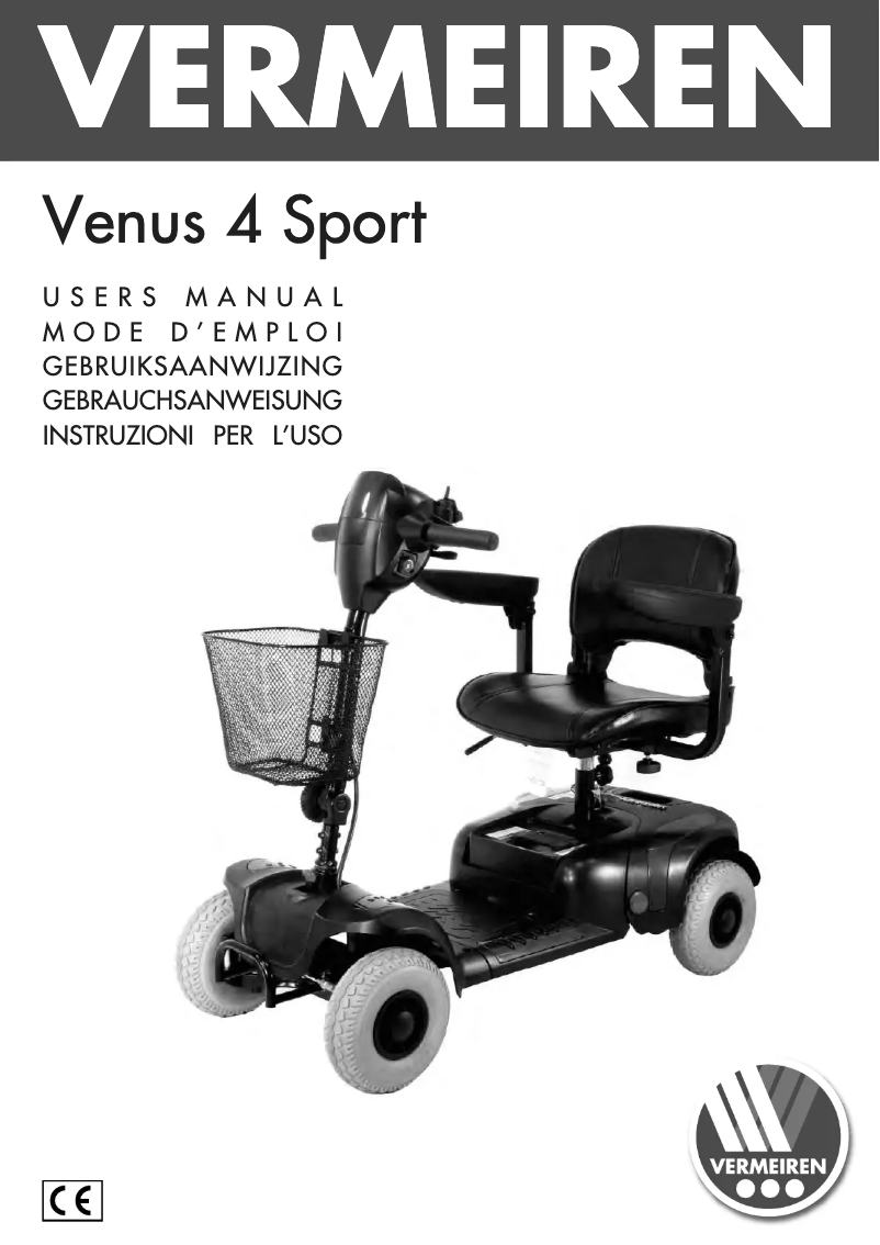 Image de la première page du manuel de l'appareil Venus Sport