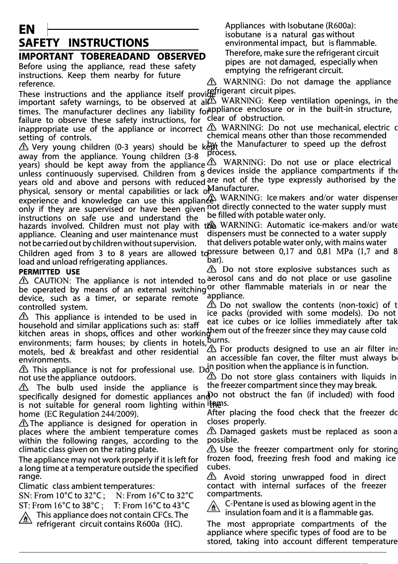 Page n°1 - Guide d'installation Hotpoint UH8 F1C W 1