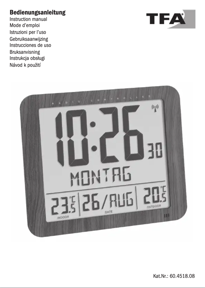 Imagen de la primera página del manual del dispositivo 60.4518.08