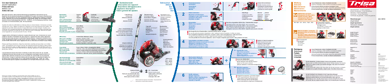 Page n°1 - Manuel utilisateur Trisa Comfort Clean T7252