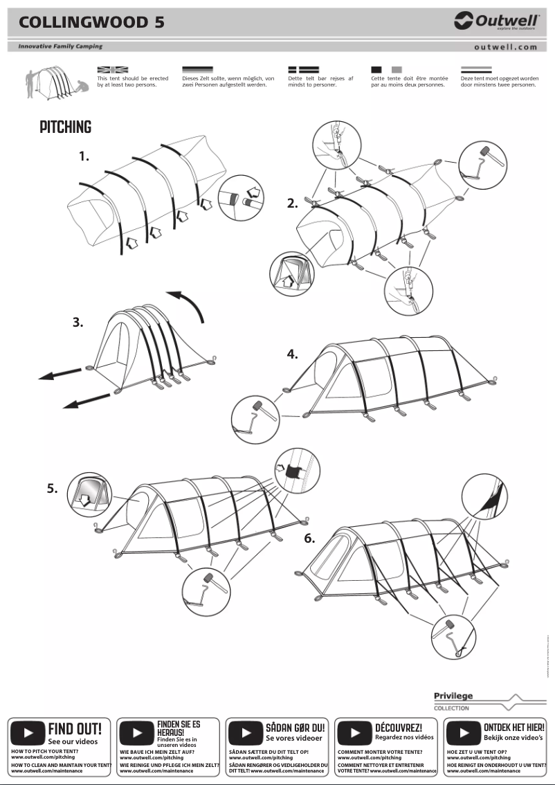 Image de la première page du manuel de l'appareil Collingwood 5
