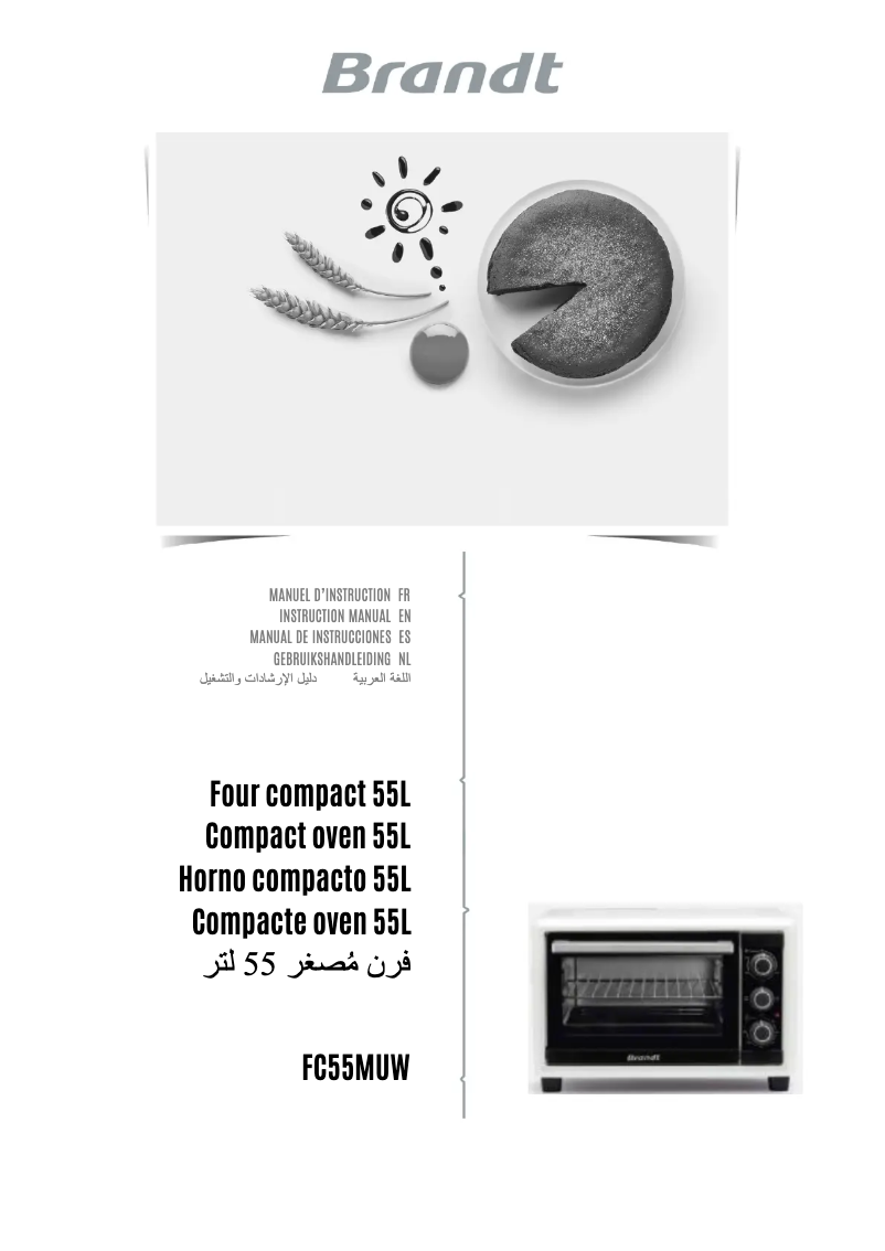 Image de la première page du manuel de l'appareil FC55MUW