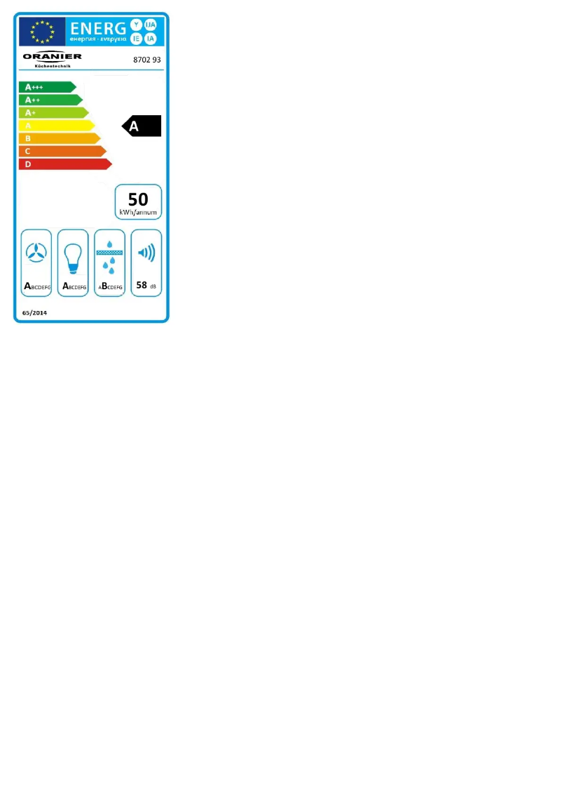 Page n°1 - Manuel utilisateur Oranier Meba² 60 W