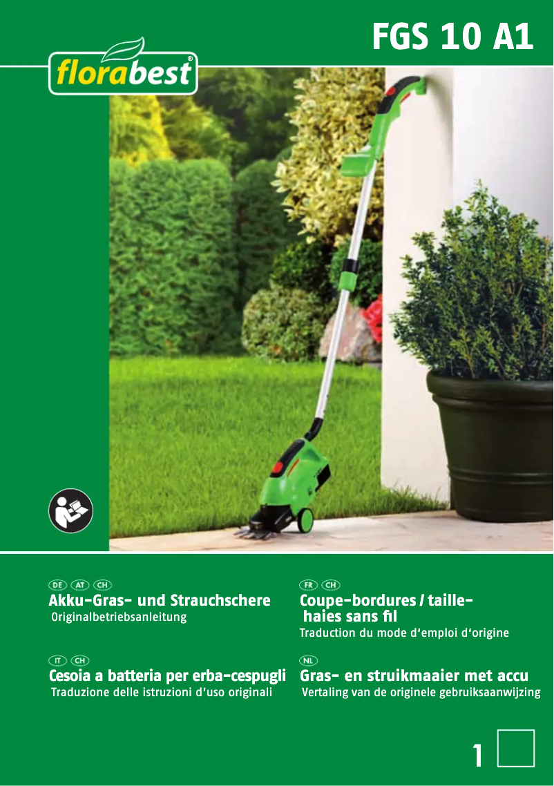Page 1 de la notice Manuel utilisateur Florabest FGS 10 A1