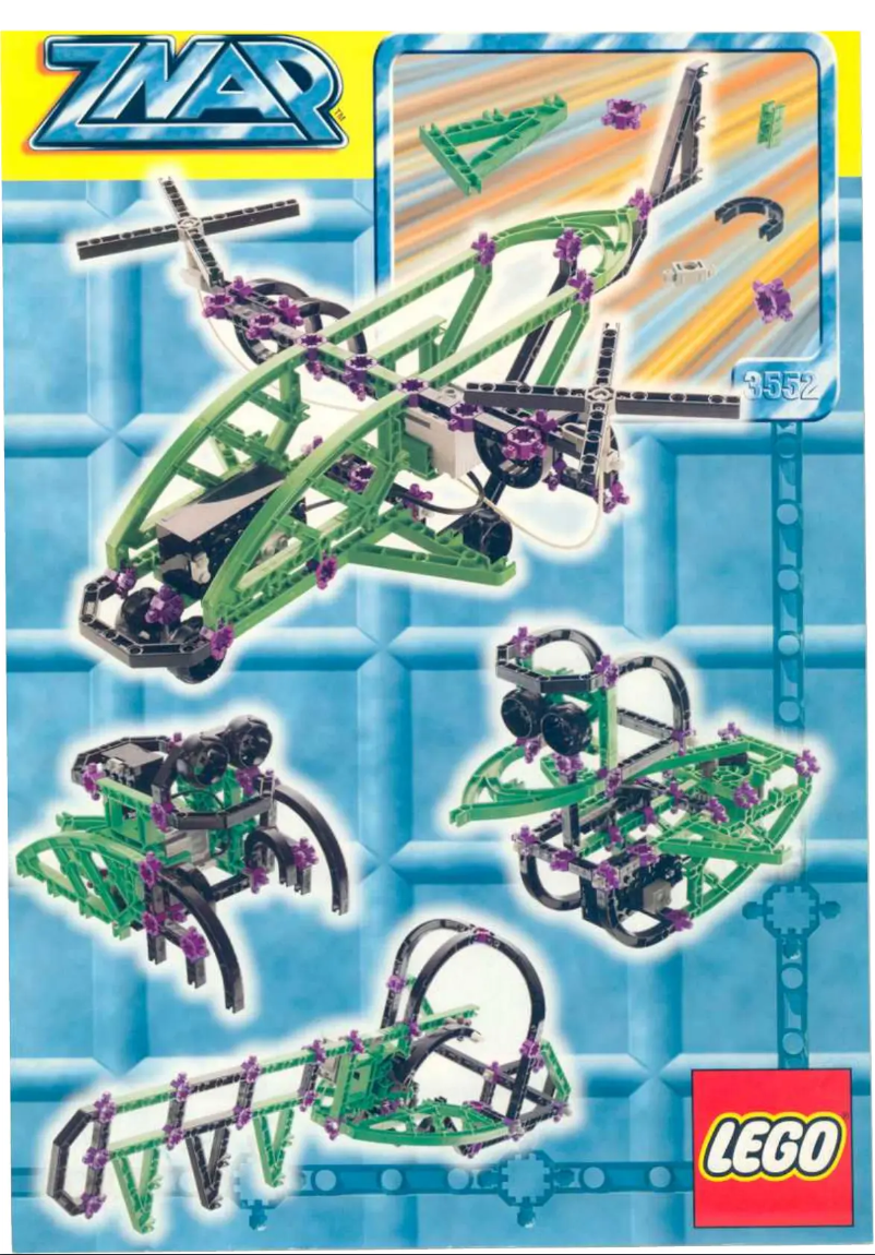 Page 1 de la notice Manuel utilisateur Lego GREEN HELICOPTER W. MOTOR