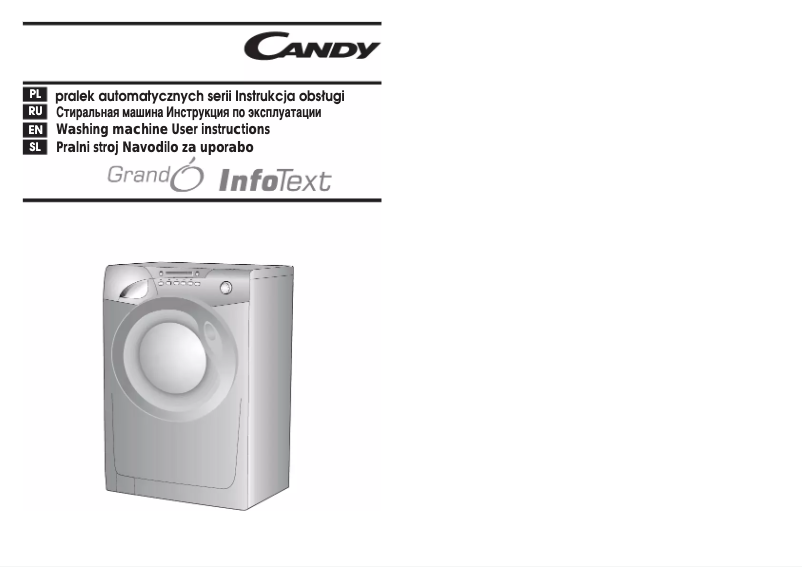 Page n°1 - Manuel utilisateur Candy GO 614 H TXT-16S