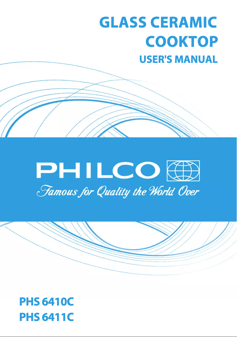 Page n°1 - Manuel utilisateur Philco PHS 6411 C