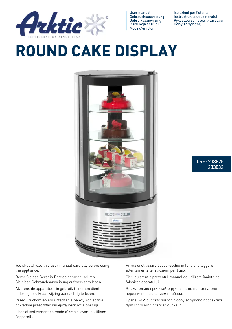 Page n°1 - Manuel utilisateur Arktic 233832