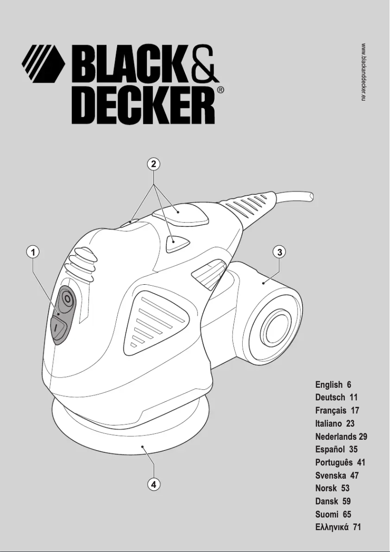 Page n°1 - Manuel utilisateur Black & Decker KA272