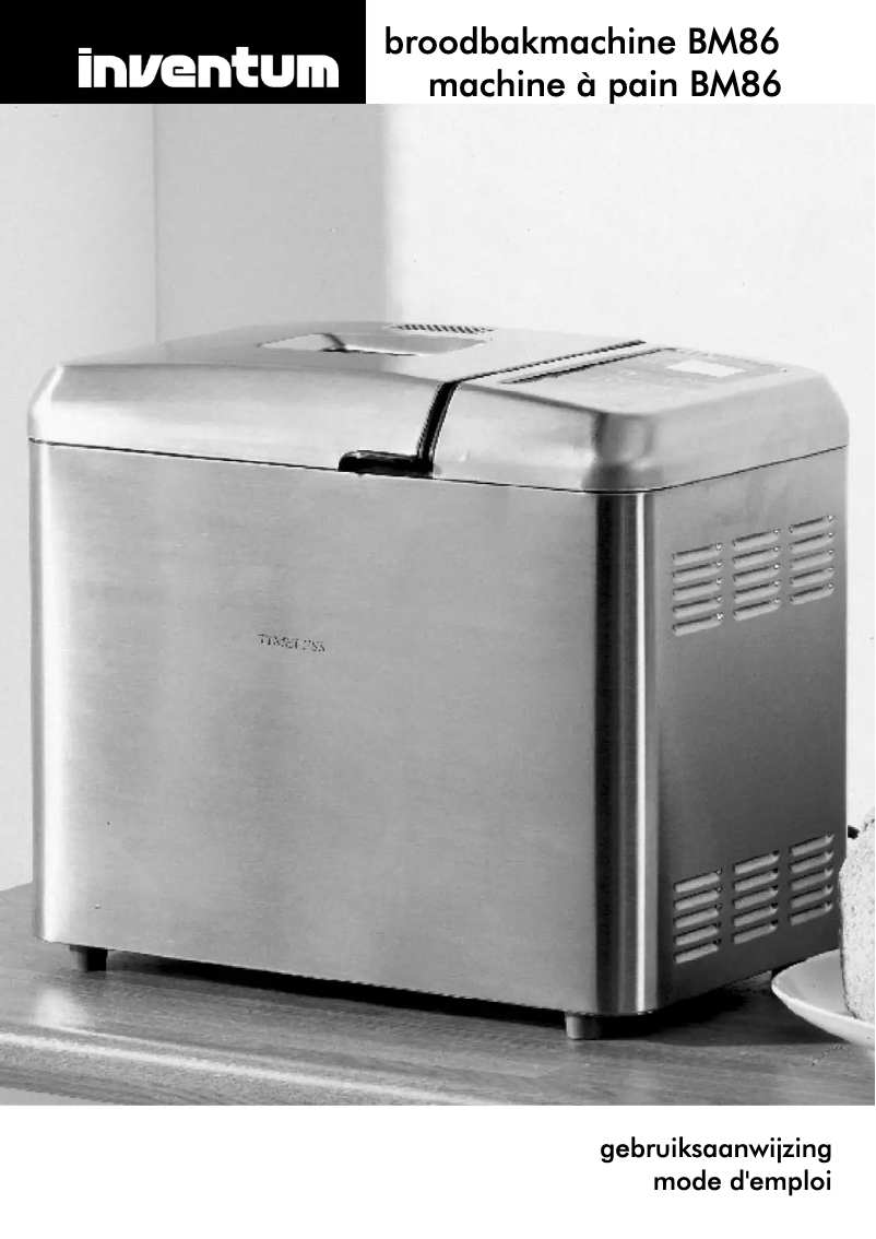 Page n°1 - Manuel utilisateur Inventum BM86