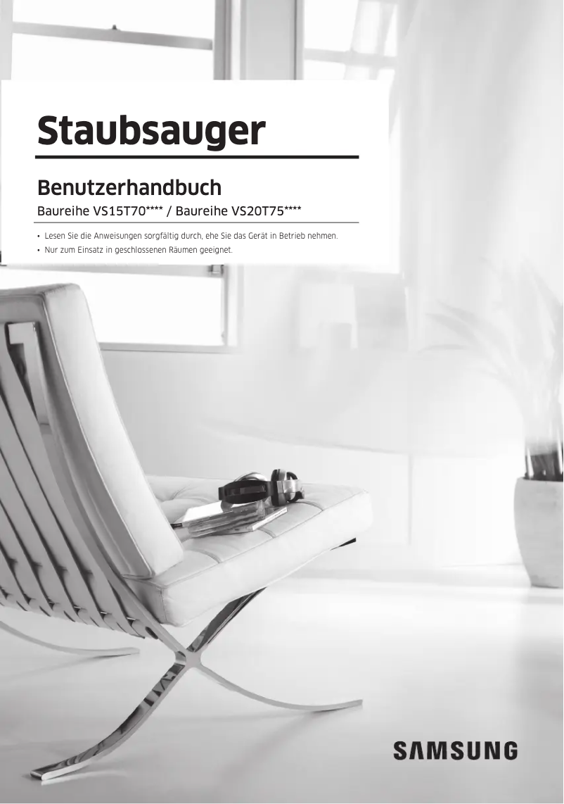 Page n°1 - Manuel utilisateur Samsung VS20T7531T1