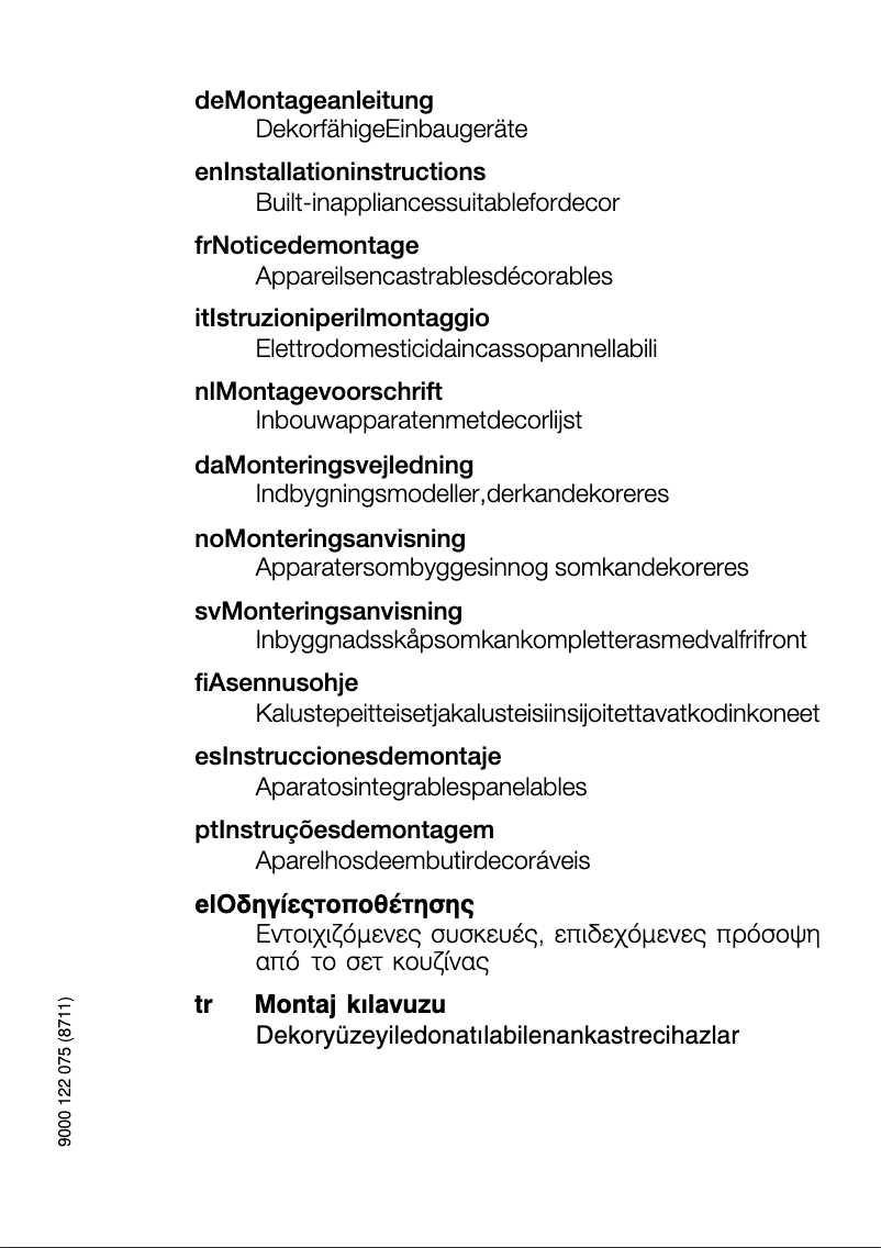 Page n°1 - Manuel utilisateur Bosch KFR20A51