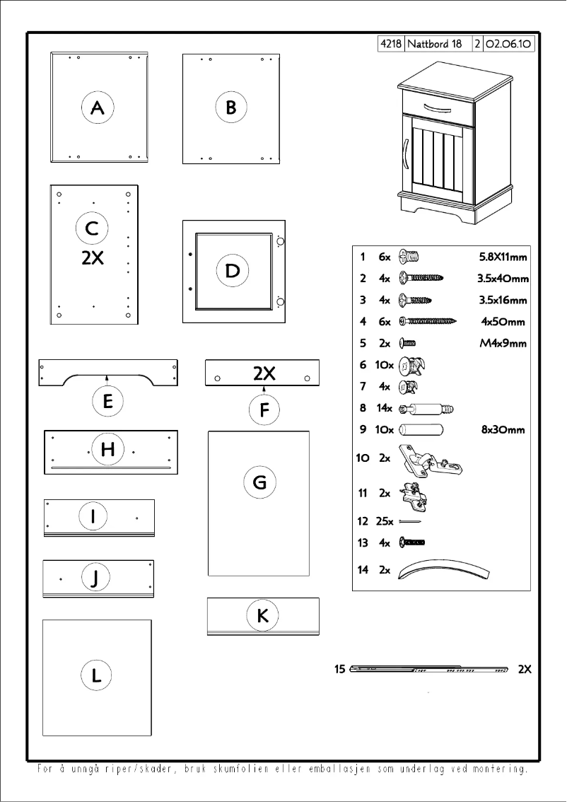 Page n°1 - Manuel utilisateur Talgø Lisa