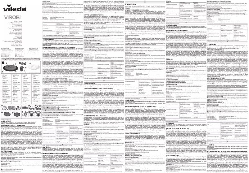 Page n°1 - Manuel utilisateur Vileda ViROBi Slim Limited Edition