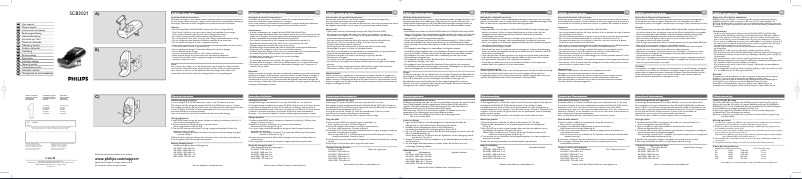 Page 1 de la notice Manuel utilisateur Philips Multilife SCB3021