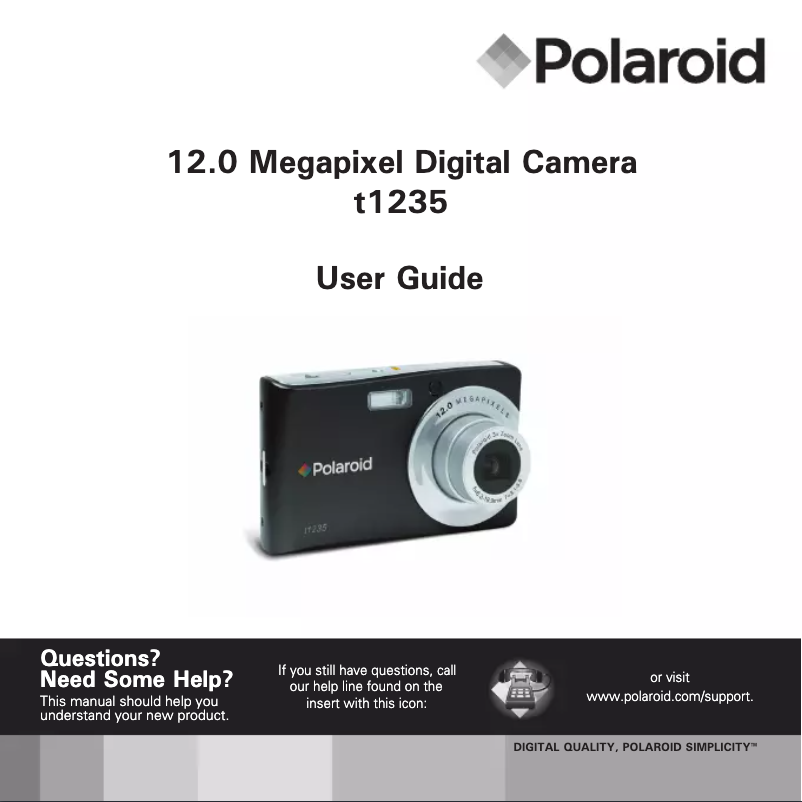 Image de la première page du manuel de l'appareil t1235