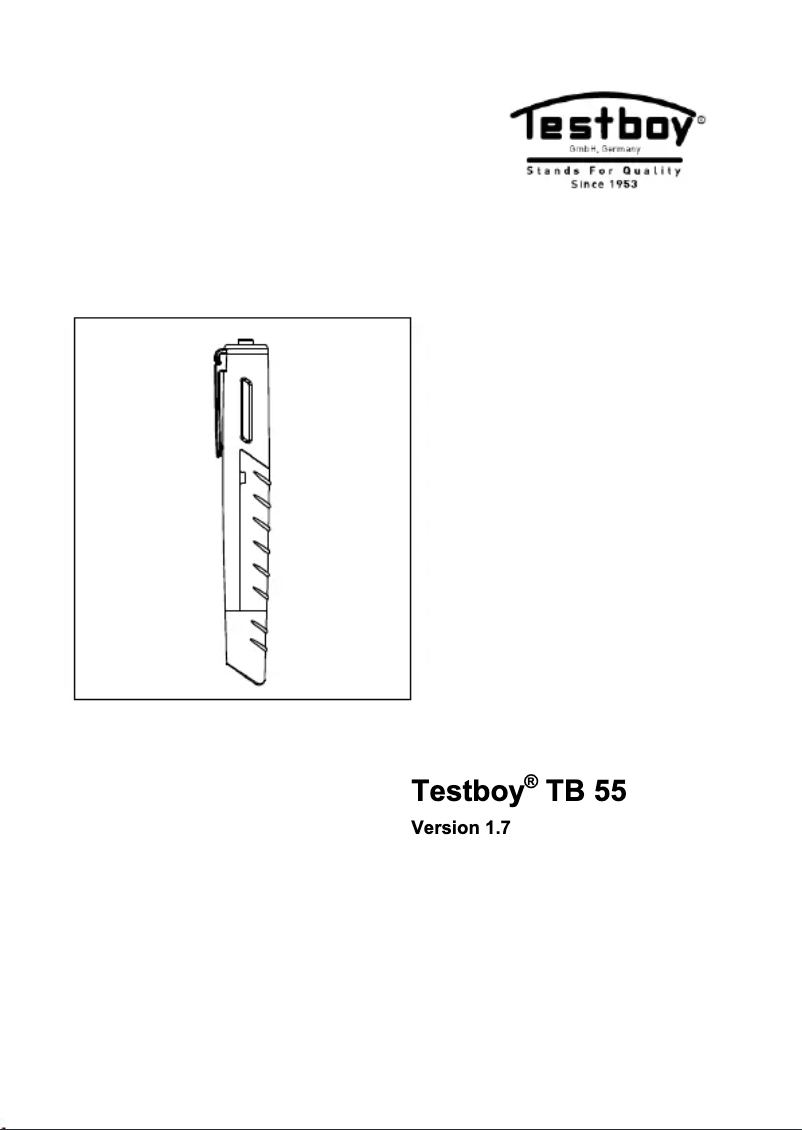 Página 1 del manual Manual de usuario Testboy TB 55