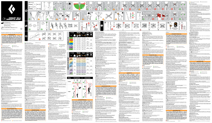 Image de la première page du manuel de l'appareil Camalot Z4