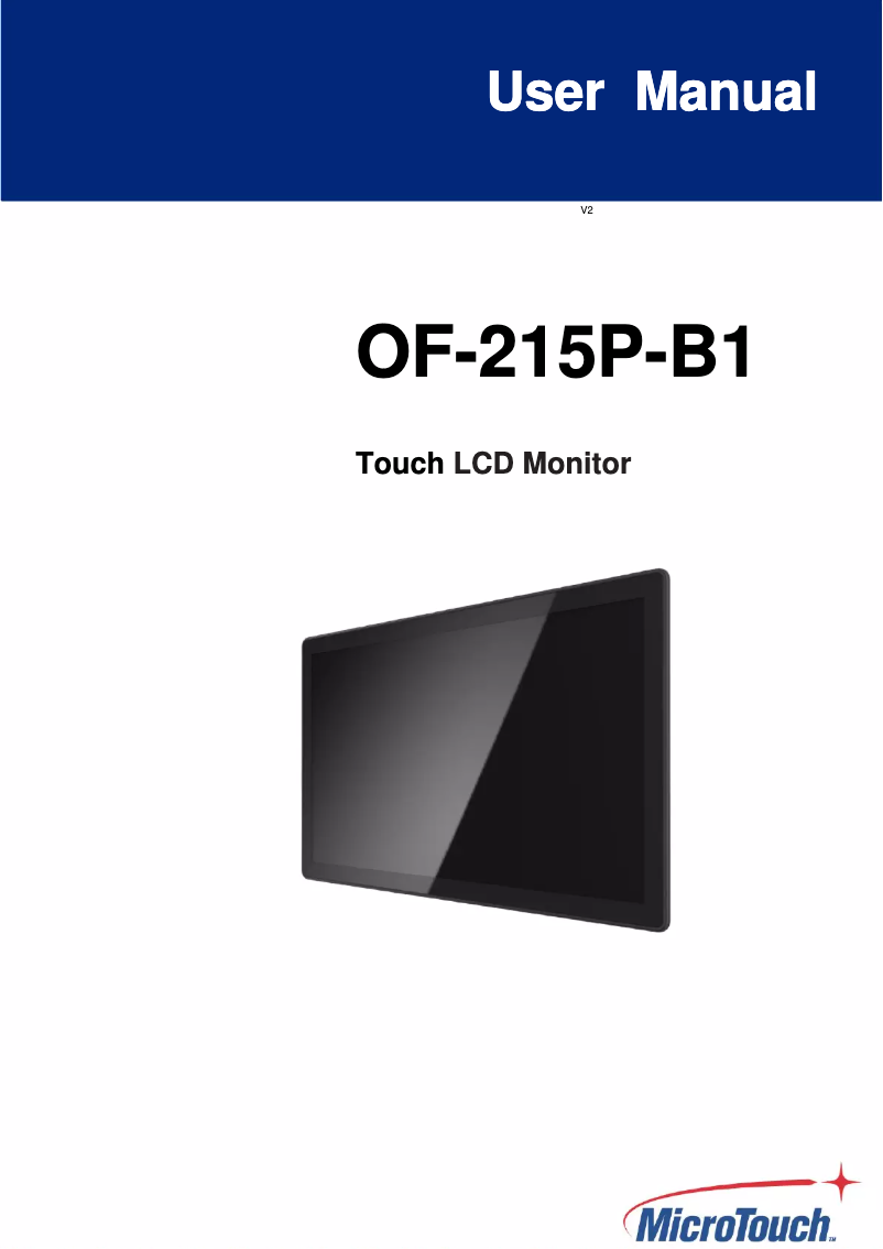 Image de la première page du manuel de l'appareil OF-215P-B1