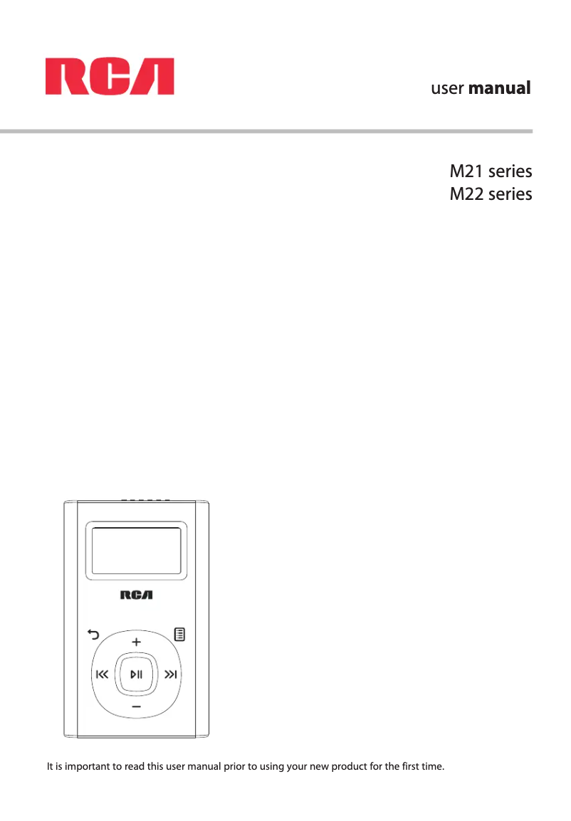 Image de la première page du manuel de l'appareil Lyra M2104