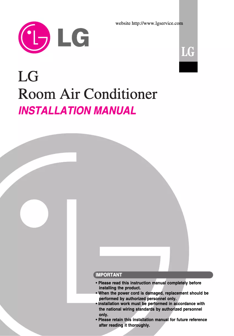 Page n°1 - Manuel utilisateur LG TSUH126EMA0